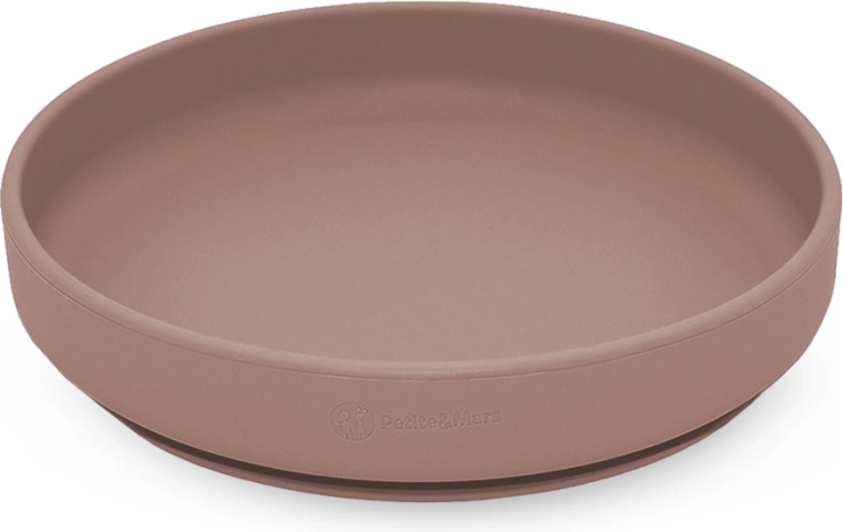 Petite&Mars silicone suction plate take&match bitter cocoa 6m+