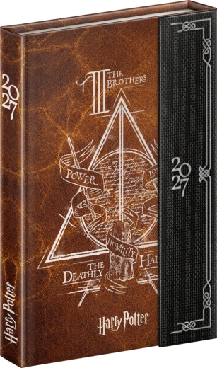 Notique’i nädalane magnetkinnitusega märkmik Harry Potter – Surma vägised 2027 (11 × 16 cm)