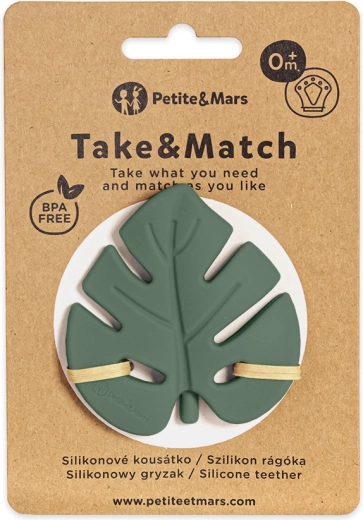 Petite&Mars silikoonist närimislelu Take&Match misty green