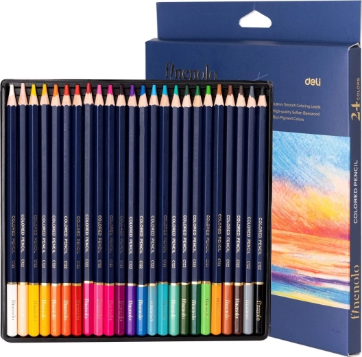 Colored Pencils Set 24 pcs