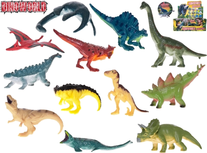 Dinoworld dinosauruste figuuride komplekt 12 tk, 8 cm
