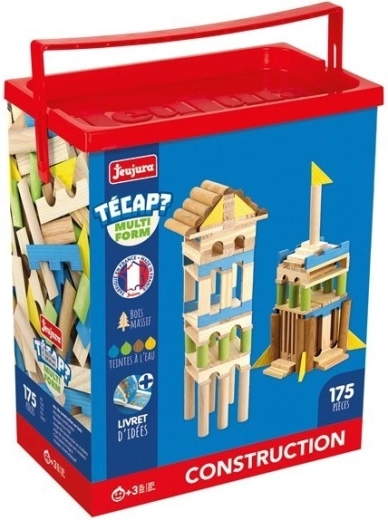 Jeujura wooden construction set Técap Multiform (175 pieces)