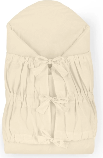 Petite&Mars nööritav mähkimistekk Nurse eemaldatava kookoslisaga light beige 75 × 75 cm