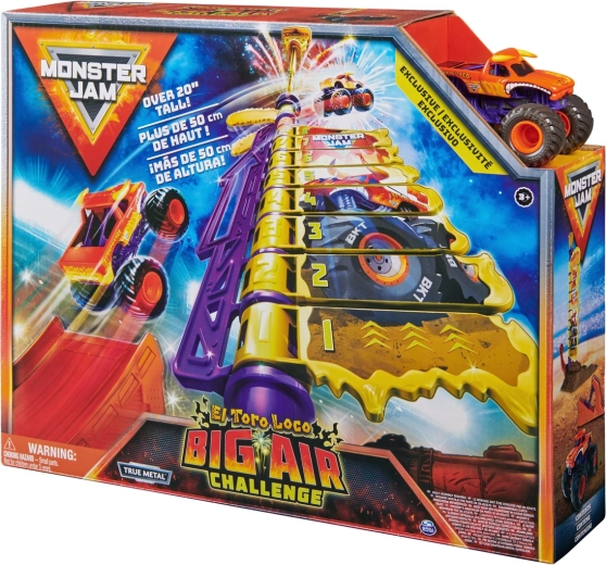 Monster Jam El Toro Loco Big Air Challenge playset 1:64