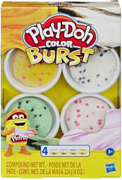 PlayDoh Color Burst jäätise plastiliinipakend