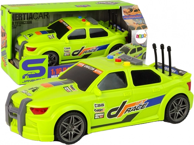 1:16 Green Sports Racing Car with Sound