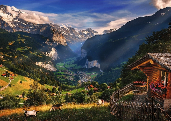 Trefl pusle Photo Odyssey: Lauterbrunnen, Šveits 1000 tükki