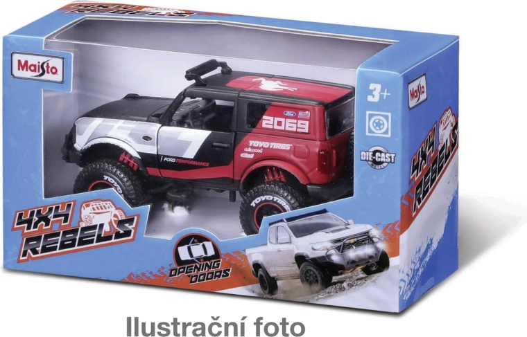 Maisto 4x4 Rebels maastikuauto mudel