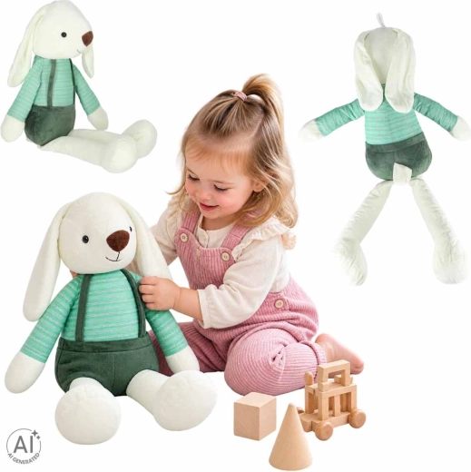 Plüüsjänku rohelistes pükstes 70 cm – 1 tk