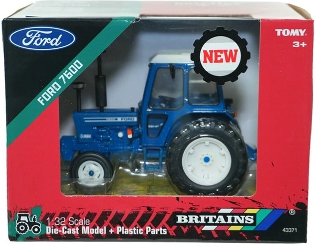 Britainsi Ford 7600 topeltratastega traktorimudel 1:32