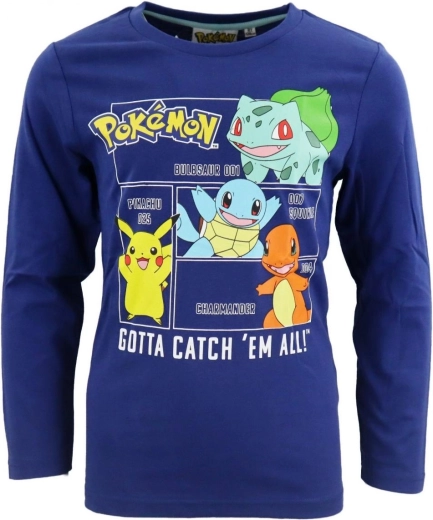 Dark blue Pokémon T-shirt