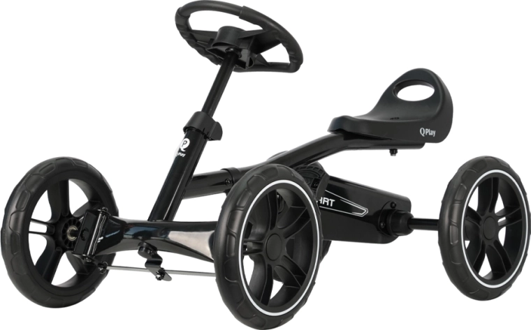 Qplay pedaalidega laste go-kart must