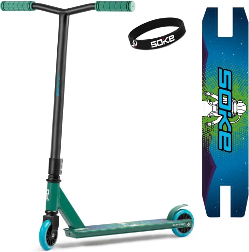 Soke Go! green-blue freestyle scooter