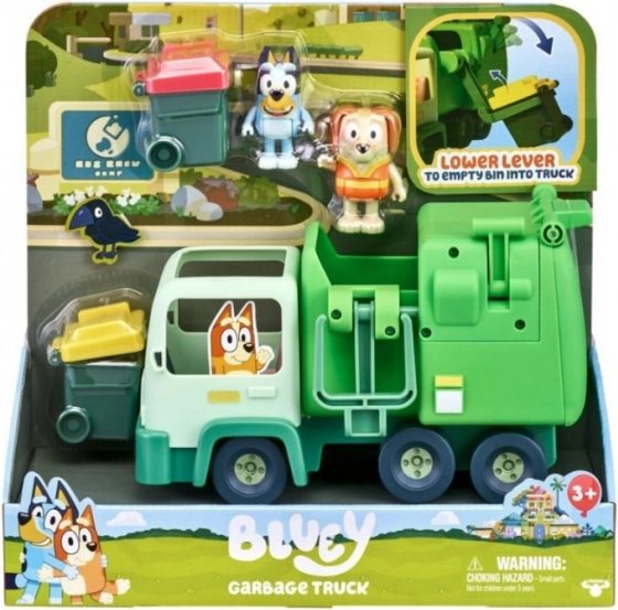 BLUEY prügiauto 2 figuuriga