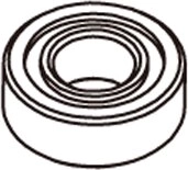 Laager 8 × 12 × 3,5 mm JAMARA, 6 tk