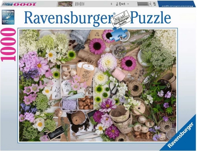 1000-piece puzzle – Beautiful Flowers RAVENSBURGER