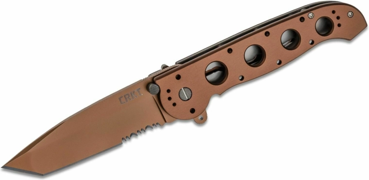 Taskunuga CRKT M16-14D Desert Tanto, pruun anodeeritud alumiinium
