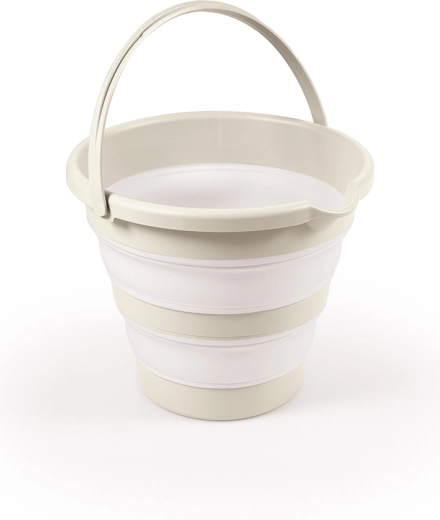 Folding baby bath bucket, beige 31.5 × 40.5 × 31.5 cm