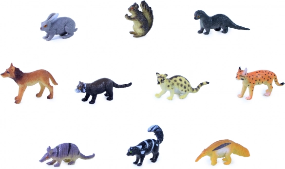Metsloomad mini zoo – 10 figuuri komplekt kotikeses