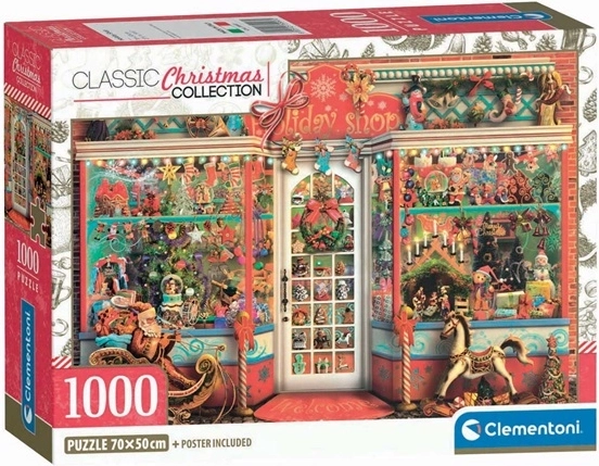 Clementoni Compact 1000-piece puzzle Holiday Shop