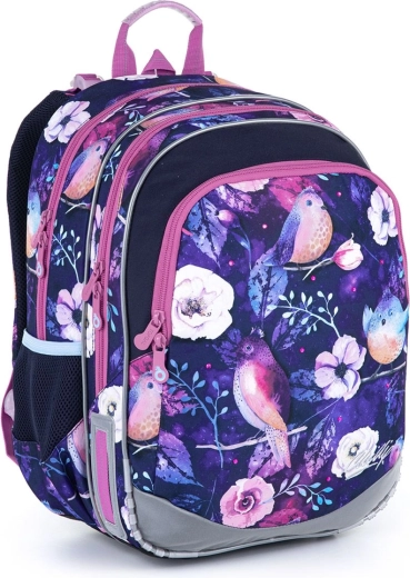 Topgal Elly school backpack with bird motif
