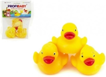 Profibaby väikesed piiksuvad vannipardid 6 cm (3 tk)