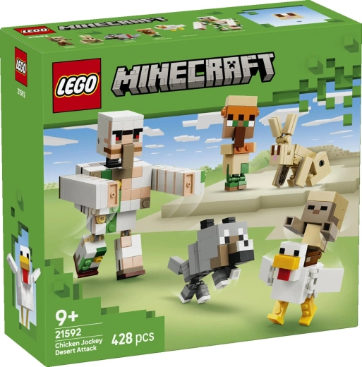 LEGO Minecrafti kõrberünnak kanaratsanikuga
