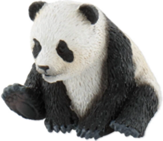 BULLYLAND panda cub – hand-painted figurine