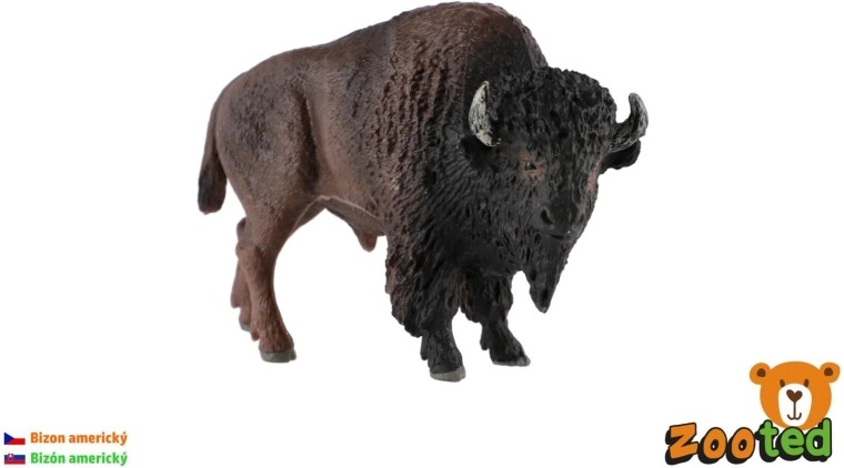Ameerika piisoni plastfiguur, 11 cm