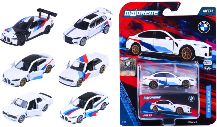 BMW Deluxe metallist mänguauto, erinevad mudelid – 1 tk