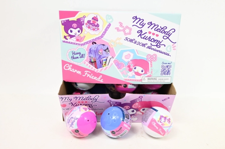 Hello Kitty üllatuspall 65 mm Kuromi ja My Melody