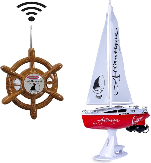 RC Sailboat JAMARA Atlantique with 2-Channel Control, 27 MHz