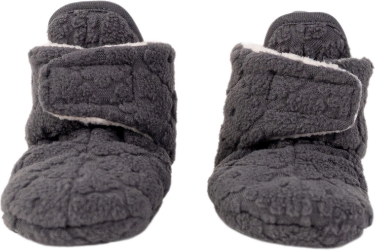 Lodger baby fleece booties folklore pigeon 0–3 months
