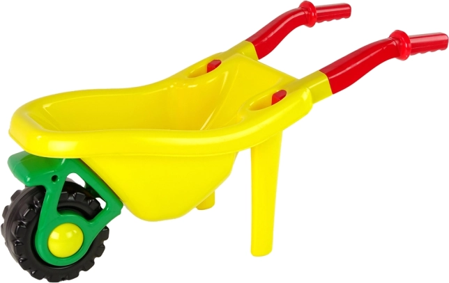 Large Colorful Garden Wheelbarrow Yellow