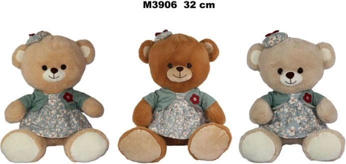 Plüüsist karu kleidis 32 cm – 1 tk