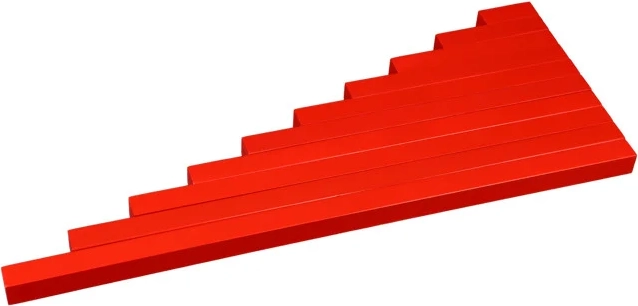Moyo Montessori punased pulgad – vähendatud versioon - 1 tk