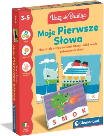 Pusle Minu esimesed sõnad – hariv mäng lastele vanuses 3–5 aastat