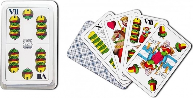 Kahepealised mariáši kaardid – ruutu