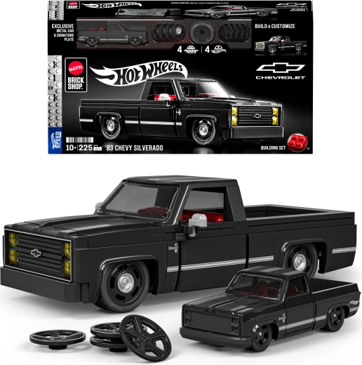 Mattel Brick Shop Hot Wheels Speed Series ’83 Chevy Silverado – 225-osaline ehituskomplekt