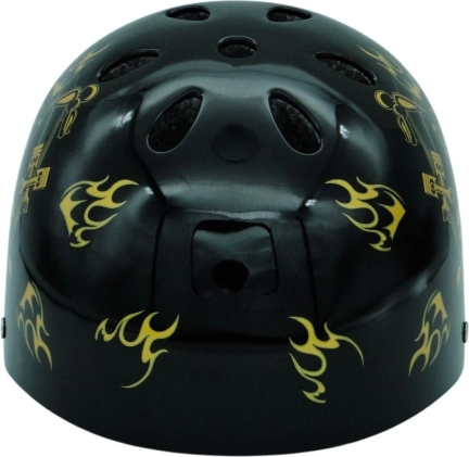 Jalgrattakiiver pealuu must-kuldne (S, 52–55 cm)
