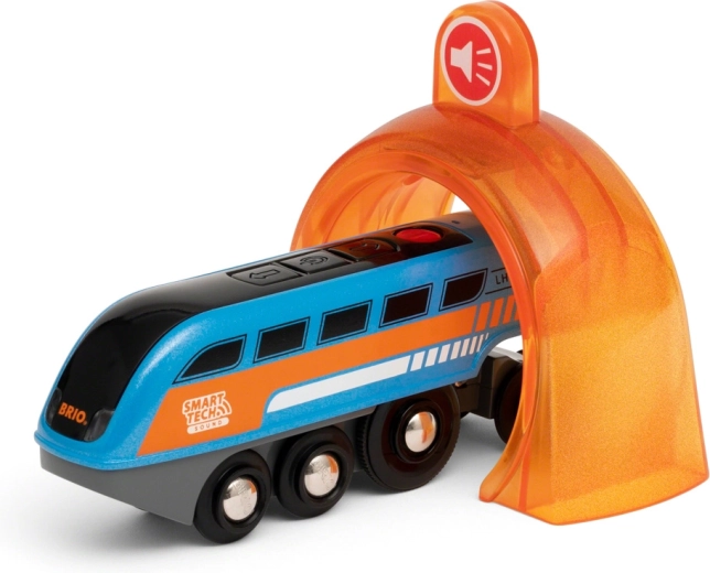 BRIO Smart Tech Sound Recording Locomotive with Sound Tunnel