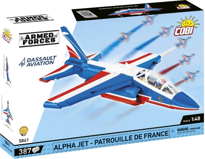 COBI Armed Forces Alpha Jet Patrouille de France 1:48 – ehituskomplekt (387 osa)