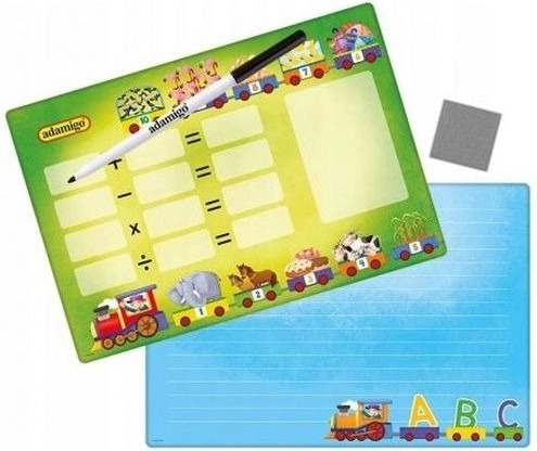 Double-sided A4 dry-erase board