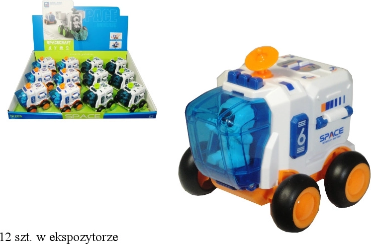 Space Vehicle Car with Astronaut