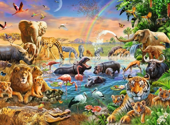 Ravensburger pusle Savanna džungel 100 tk