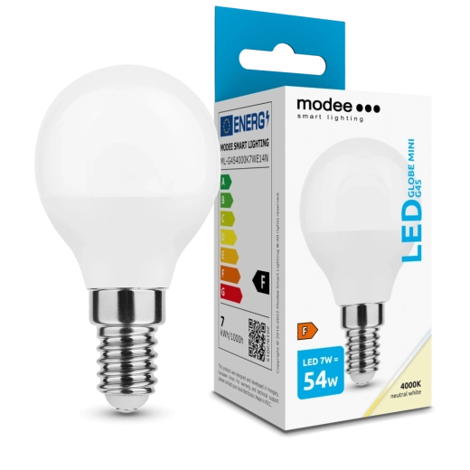 Modee LED-pirn Globe Mini G45 7 W E14 neutraalne valge