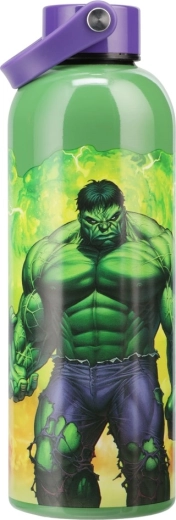 Marvel bottle with Hulk motif