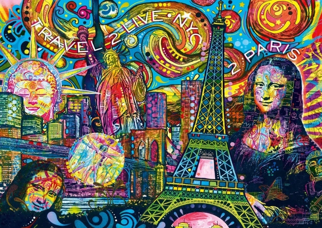 Puzzle Ikooniline reisimine 1000 tükki