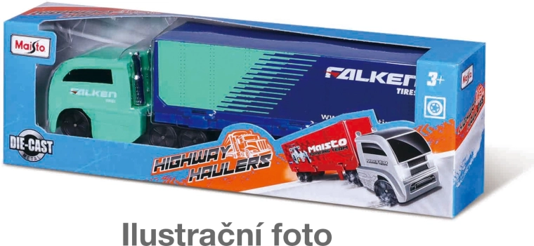 Maisto Highway Haulers Metal Tractor with Trailer