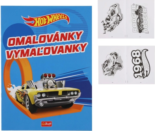 Värviraamat Hot Wheels